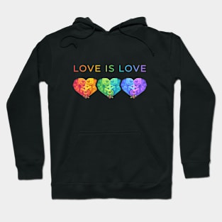 Love is Love by WOOF SHIRT Hoodie